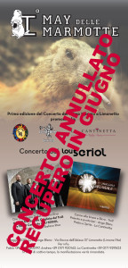 La data del 1 maggio è stata annullata e rimandata a giugno!!